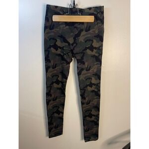 Minicci Kids Camo Leggings Green Brown Camouflage Knit Pants Size S/M 146084